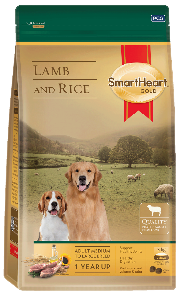 自然犬糧 - 牧野羊肉+米 - 中大型犬