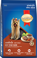 SMARTHEART SMALL BREED DOG FOOD - BEEF STEAK FLAVOR