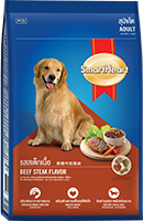 SMARTHEART DOG FOOD - BEEF STEAK FLAVOR 