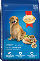 SMARTHEART ADULT DOG FOOD CHICKEN AND EGG FLAVOR