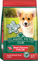 CLASSIC PETS TOY BREED FOOD BEEF FLAVOR