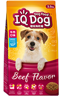 IQ DRY DOG FOOD BEEF FLAVOR