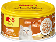 ME-O CANNED CAT FOOD - CHICKEN IN JELLY TOPPING CRAB STICK 