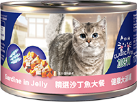 CLASSIC PETS CANNED CAT FOOD-SARDINE IN JELLY