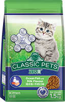 CLASSIC PETS KITTEN FOOD OCEAN FISH AND MILK FLAVOR