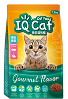 IQ DRY CAT FOOD GOURMET FLAVOR 