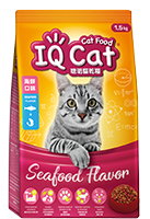 IQ DRY CAT FOOD SEAFOOD FLAVOR